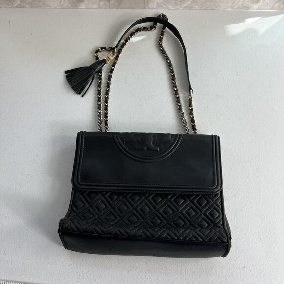 Tory Burch Convertible Shoulder Bag Fleming Convertible Quilted - Picture 2 of 16